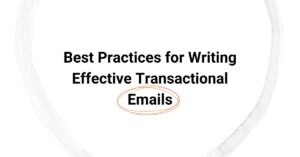 Best Practices for Writing Effective Transactional Emails cover